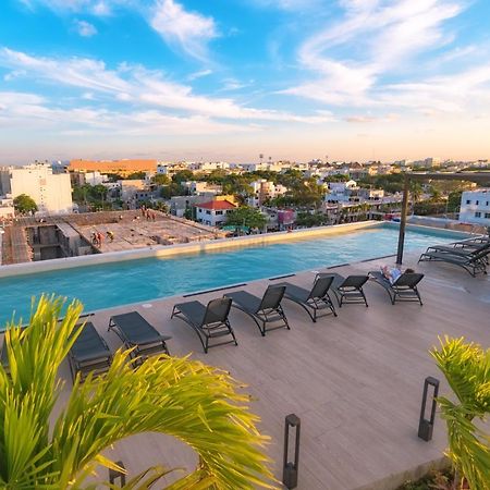 Fancy 3 Bedroom Apartments In Downtown Playa Rooftop Pool Gym Playa del Carmen Exteriör bild