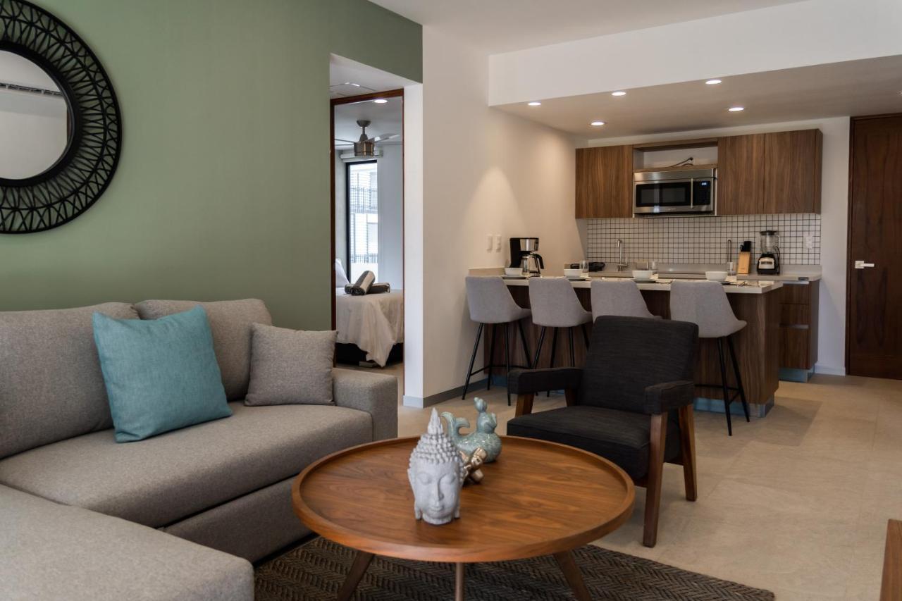 Fancy 3 Bedroom Apartments In Downtown Playa Rooftop Pool Gym Playa del Carmen Exteriör bild