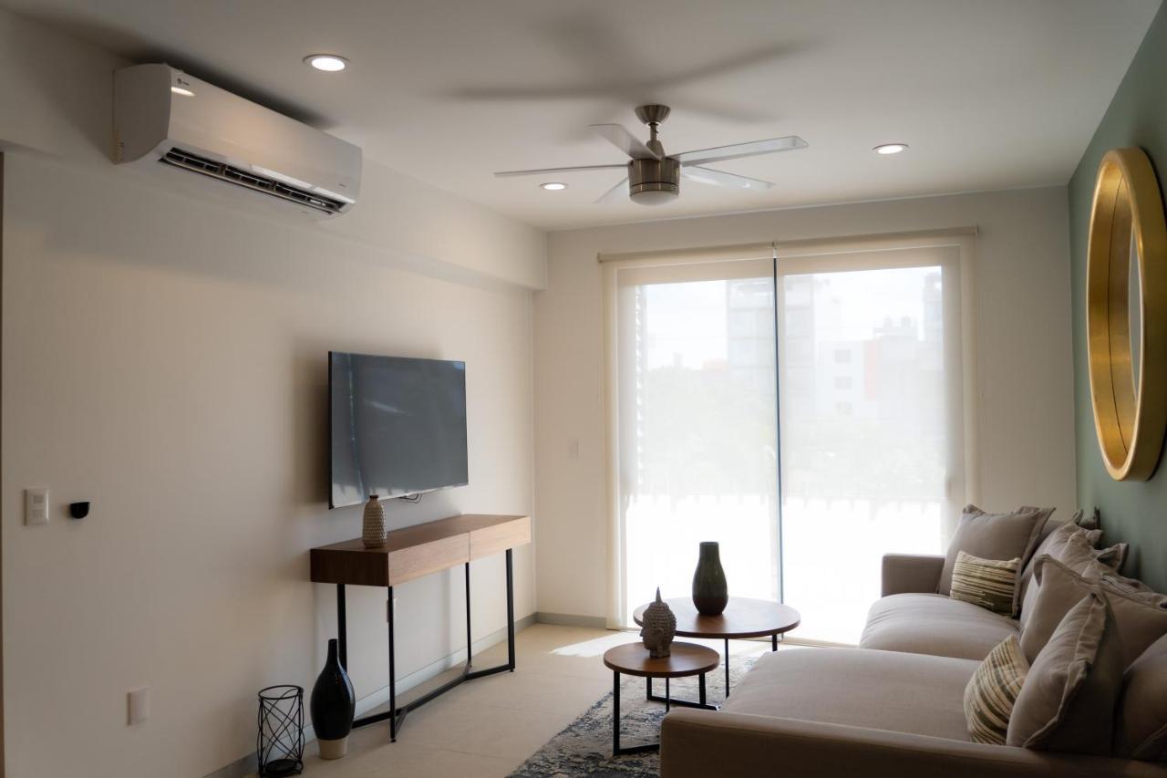 Fancy 3 Bedroom Apartments In Downtown Playa Rooftop Pool Gym Playa del Carmen Exteriör bild