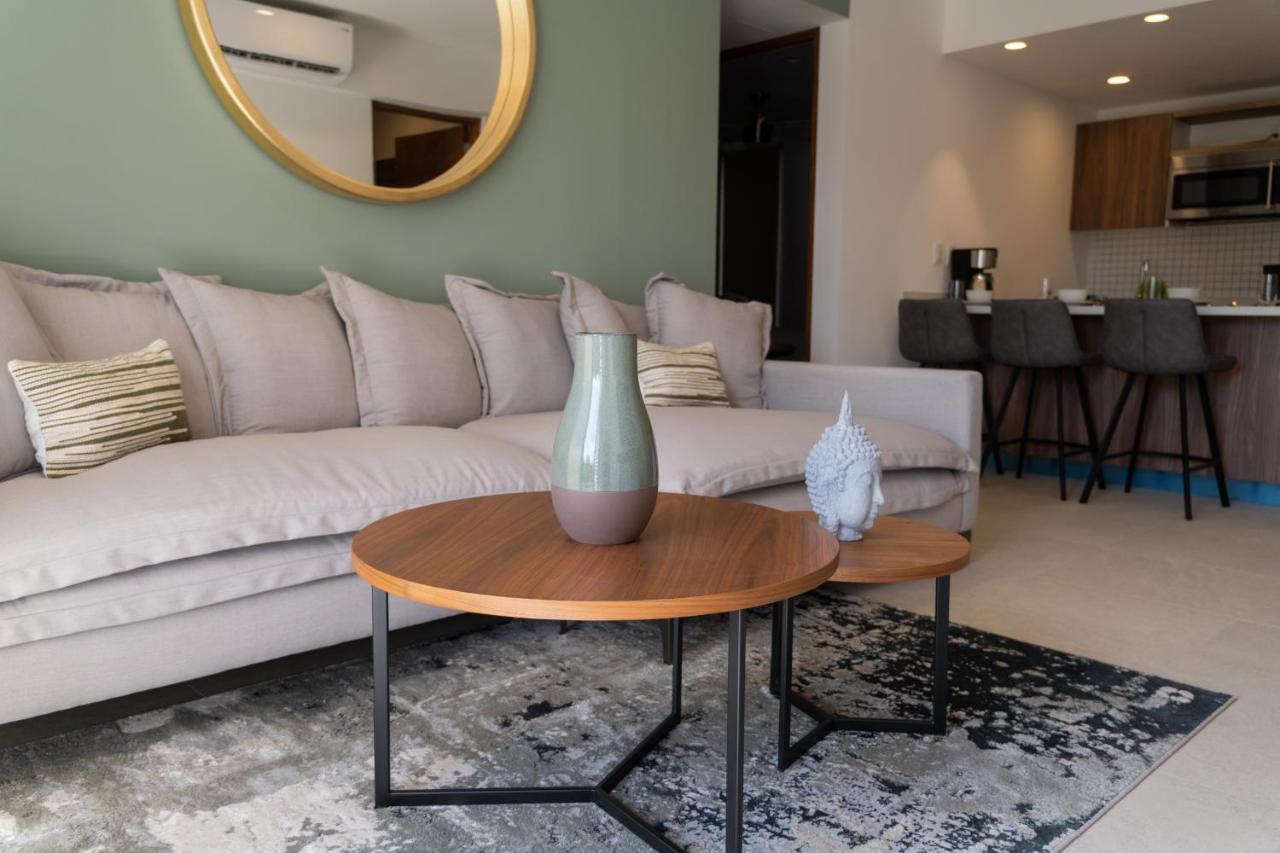 Fancy 3 Bedroom Apartments In Downtown Playa Rooftop Pool Gym Playa del Carmen Exteriör bild