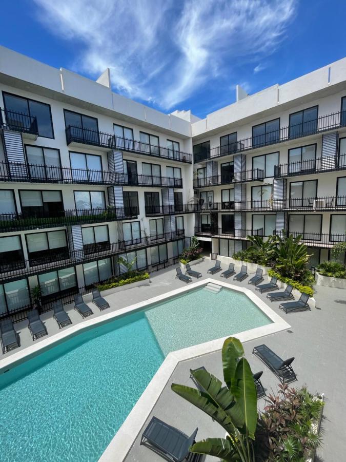 Fancy 3 Bedroom Apartments In Downtown Playa Rooftop Pool Gym Playa del Carmen Exteriör bild