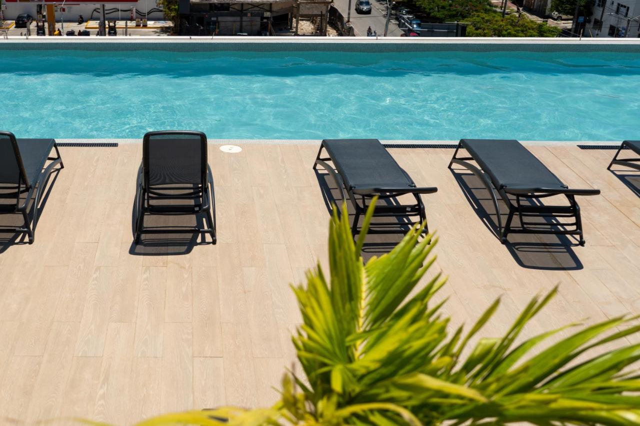 Fancy 3 Bedroom Apartments In Downtown Playa Rooftop Pool Gym Playa del Carmen Exteriör bild