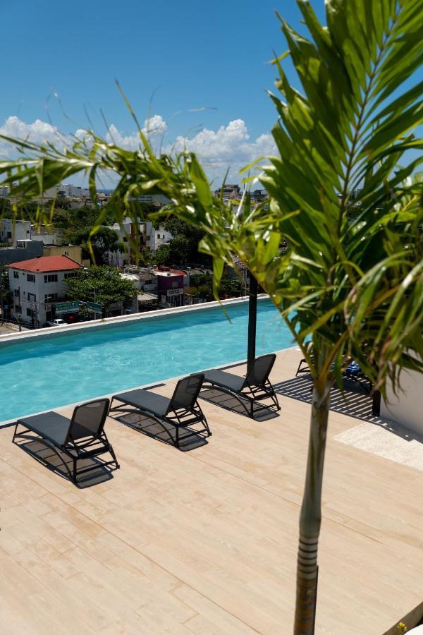Fancy 3 Bedroom Apartments In Downtown Playa Rooftop Pool Gym Playa del Carmen Exteriör bild