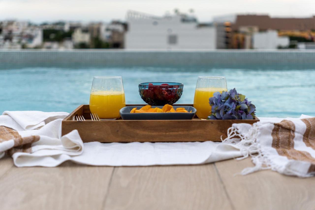 Fancy 3 Bedroom Apartments In Downtown Playa Rooftop Pool Gym Playa del Carmen Exteriör bild